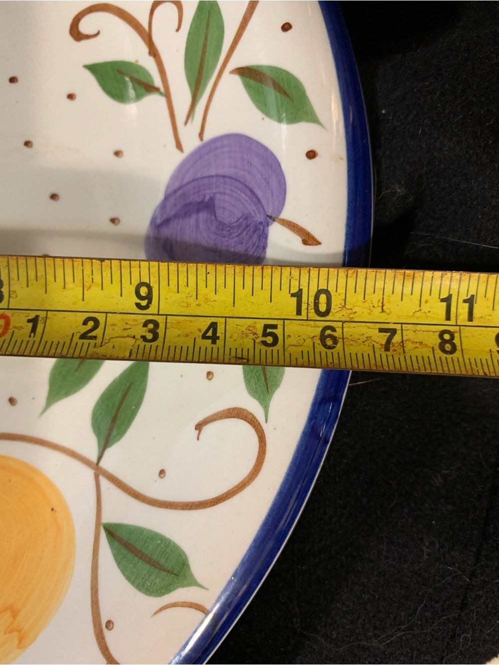 Floral Plate. - Picture 3 of 3